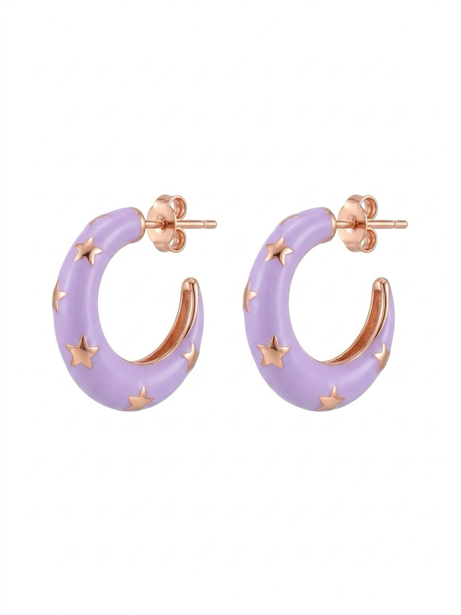 Lilac Moon Earrings