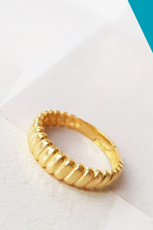 Cambered Thin Ring - arcina jewellery