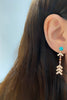 Turquiose Arrow Earrings - arcina jewellery