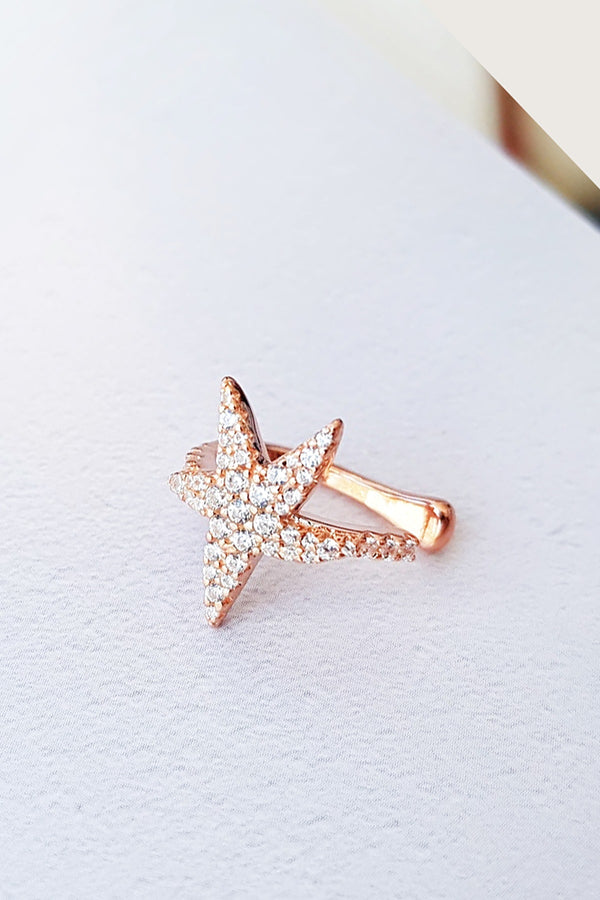 Starfish Ear Cuff - arcina jewellery