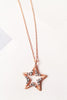 Black Stone Star Necklace - arcina jewellery