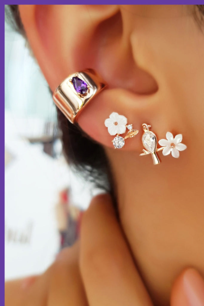 Mini Flower Earrings - arcina jewellery