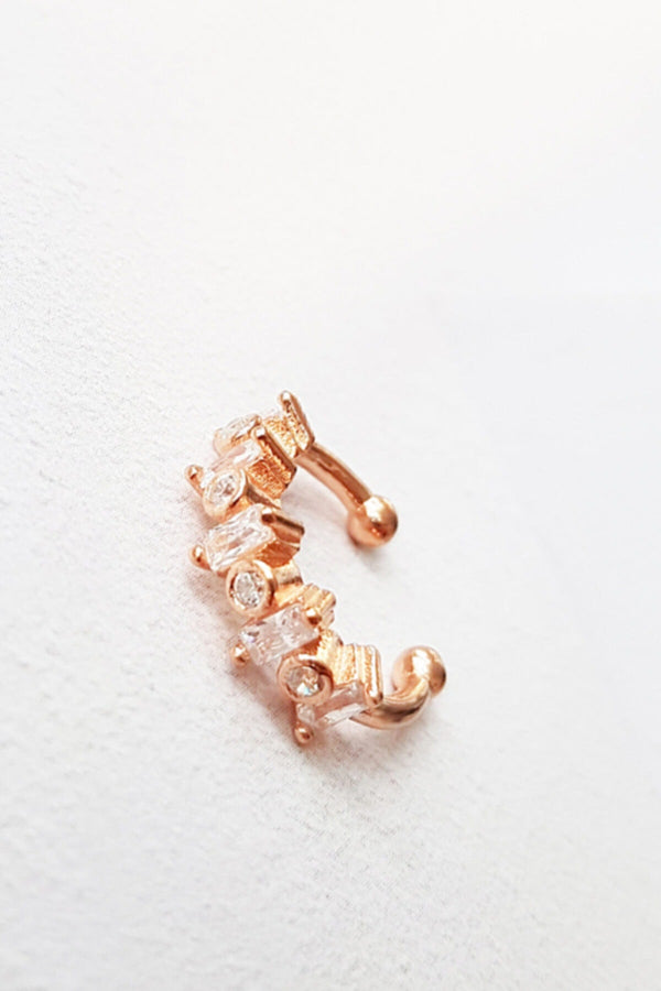 Baguette Ear Cuff - arcina jewellery