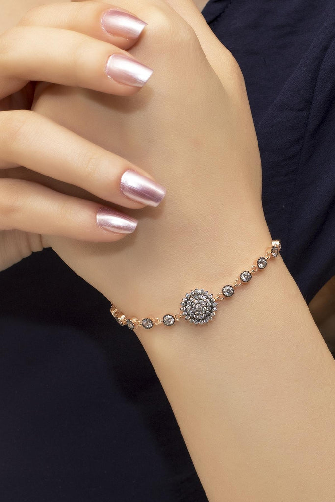 Circle Gemstone Bracelet - arcina jewellery