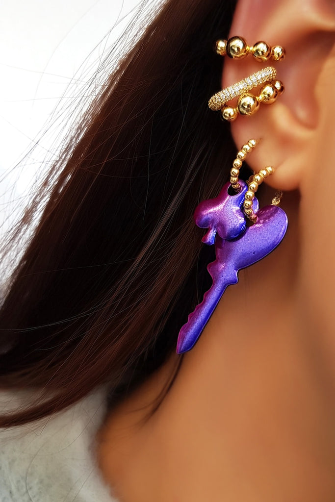 Mini Ball Ear Cuff - arcina jewellery