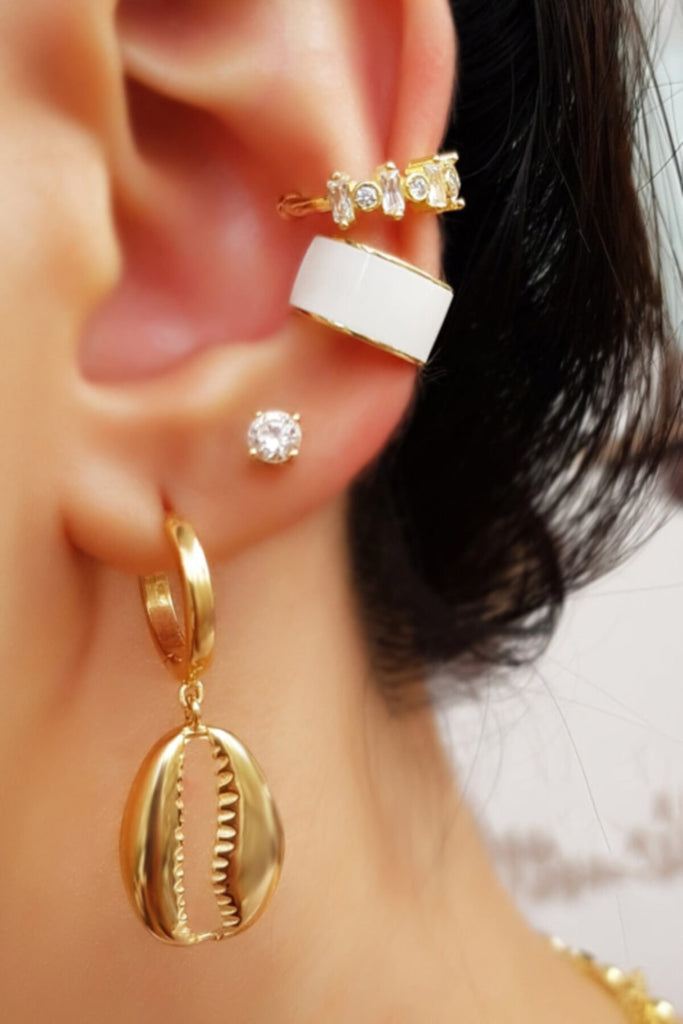 Baguette Ear Cuff - arcina jewellery