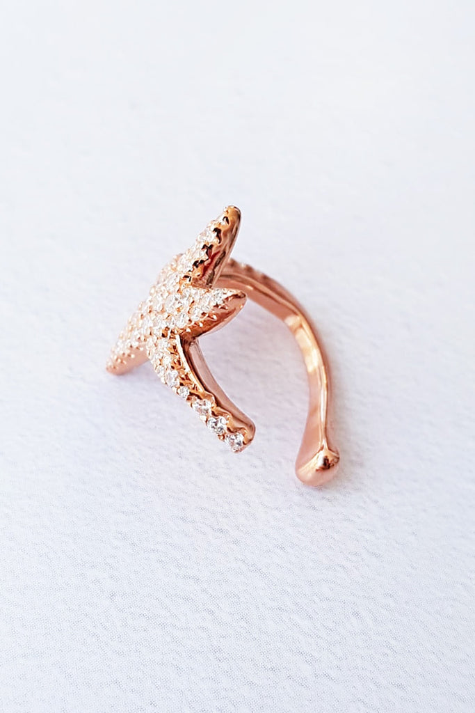 Starfish Ear Cuff - arcina jewellery