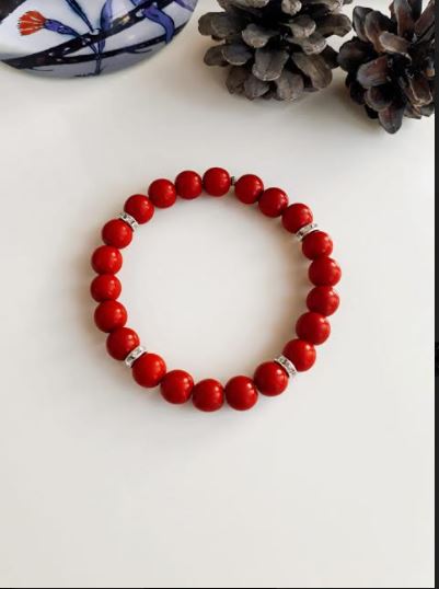 Red Stone Bracelet - arcina jewellery