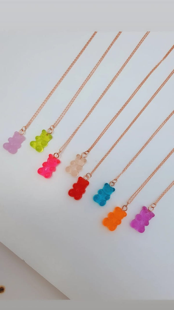 Teddy Bear Necklace - arcina jewellery