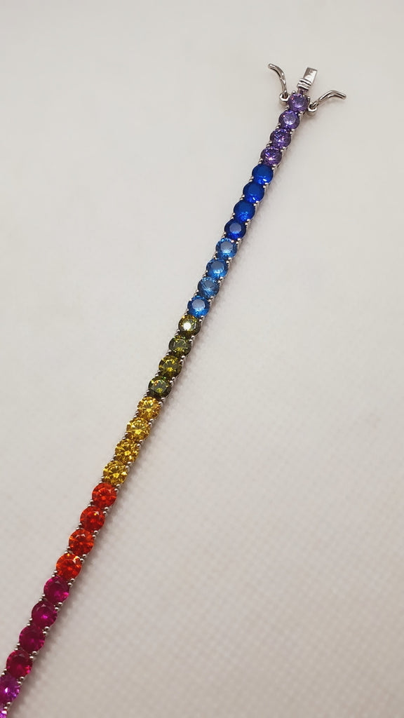 Multicolor Tennis Bracelet - arcina jewellery