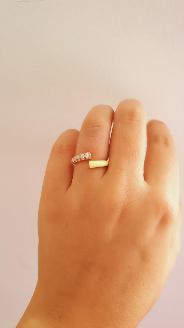 Lola Yellow Ring - arcina jewellery