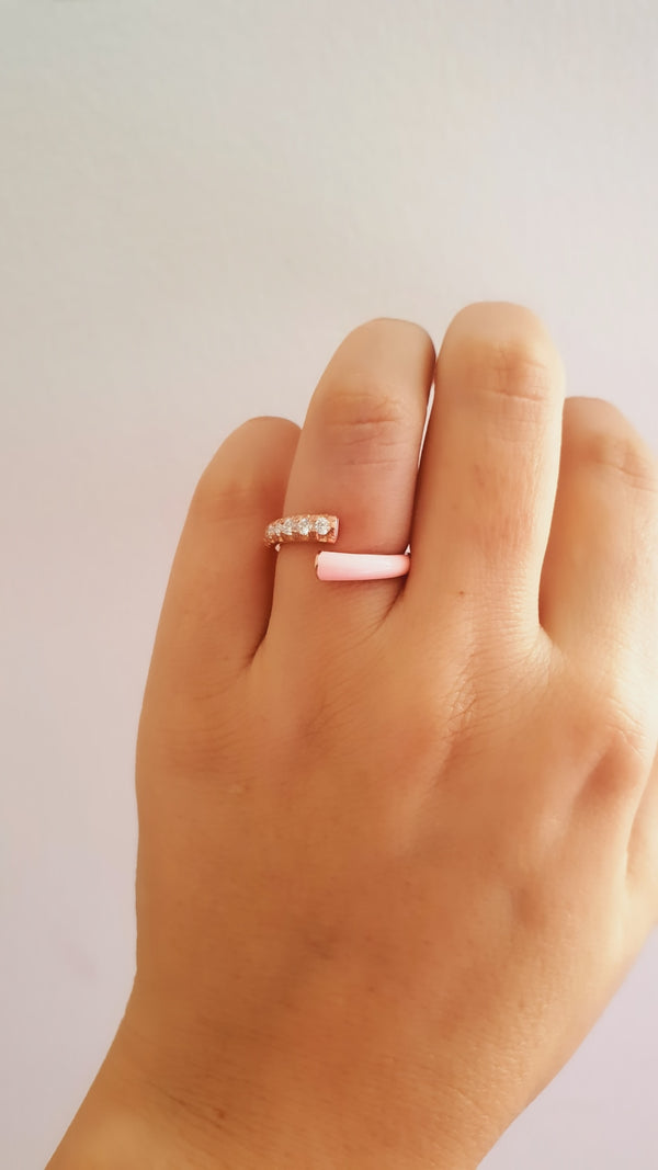 Lola Pink Ring - arcina jewellery