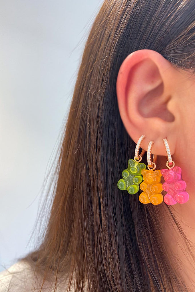 Teddy Bear Earrings - arcina jewellery