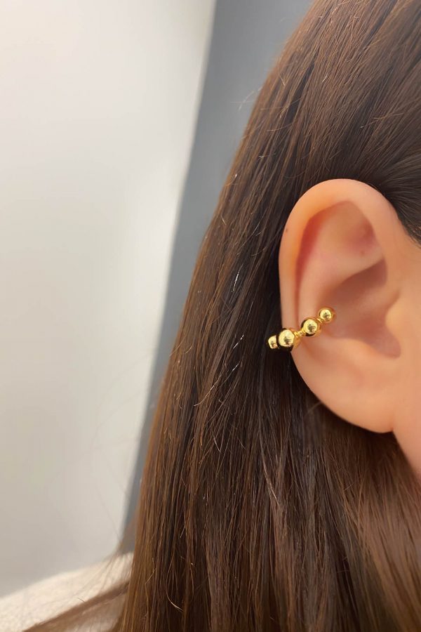 Mini Ball Ear Cuff - arcina jewellery