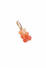 Orange White Candy Teddy Bear Earrings - arcina jewellery